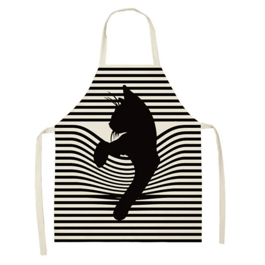 Cat-Print Apron - CAN BE PERSONALIZED