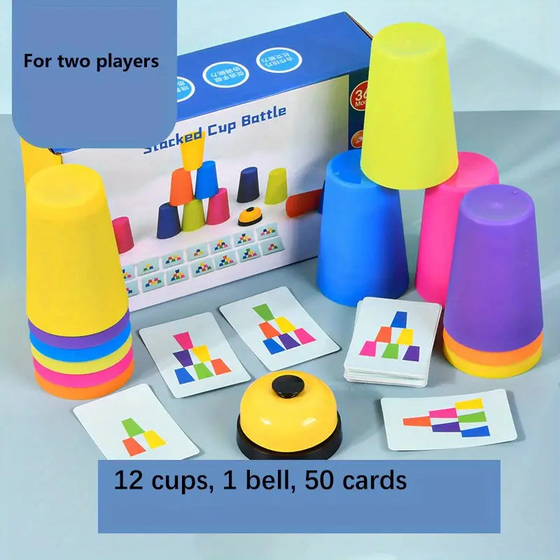 2 Player Stacking Cup Game
