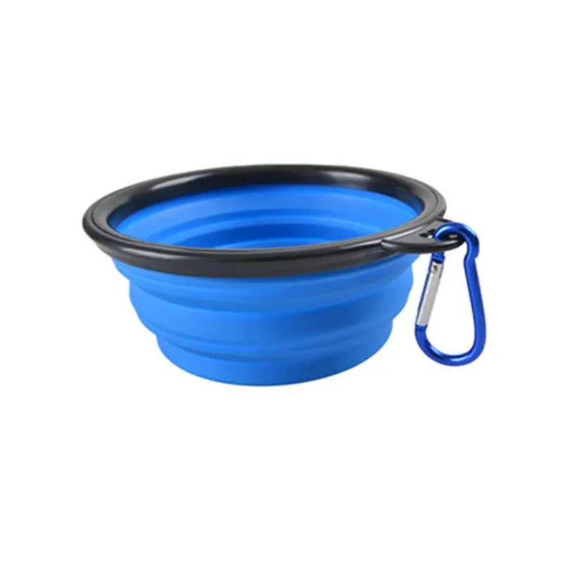Pet Bowl, Portable Food/ Water Bowl, Folding with Clasp Hook