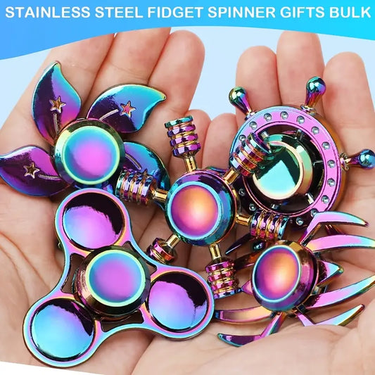 Rainbow Metal Colorful Fidget Hand Spinner