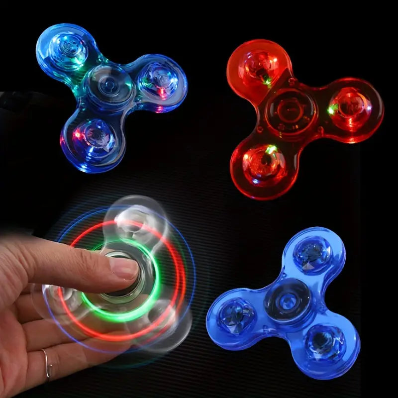 Colorful Fidget Spinners for Relief of Stress and Boredom!