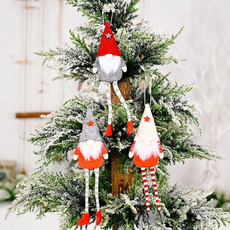 Gnome Hanging Leg Doll.  Holiday Pattern