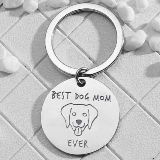 Keychain - Best Dog Mom Ever
