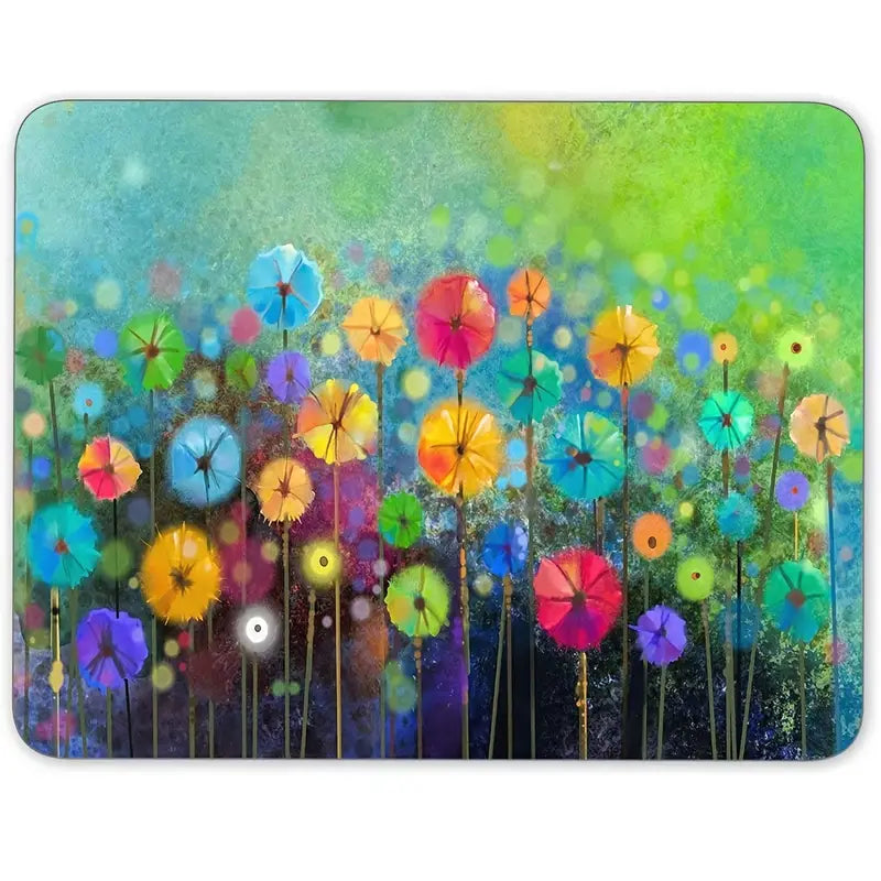 9.5 x 7.9  Rectangle Mousepad Flowers, Pink Butterflies or Inspirational "You Got This"
