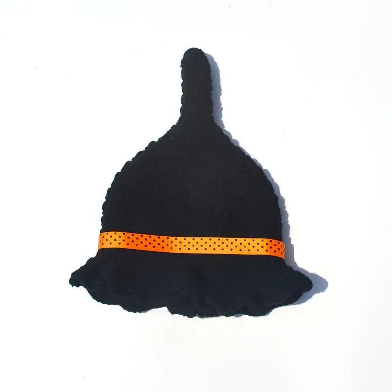 Newborn Handmade  Knitted  Witch / Wizard Suit - Costume for Baby Photos - Photo Prop