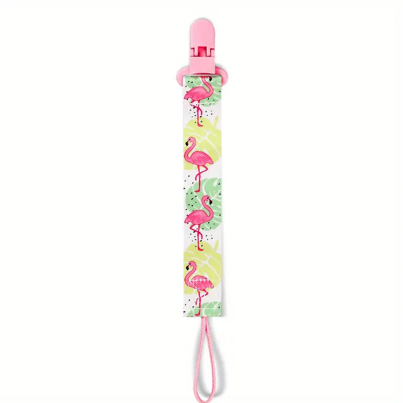 Brightly Colored Baby Pacifier Holder Clips