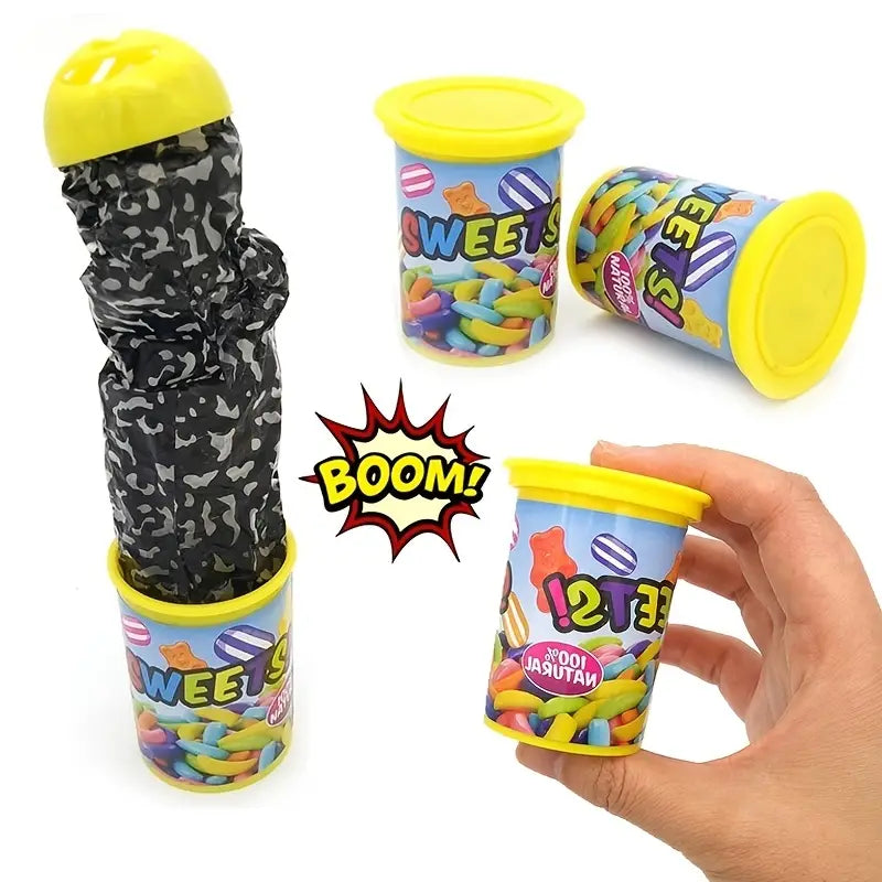 Prank - Toy- Candy Can with Jumping Snake